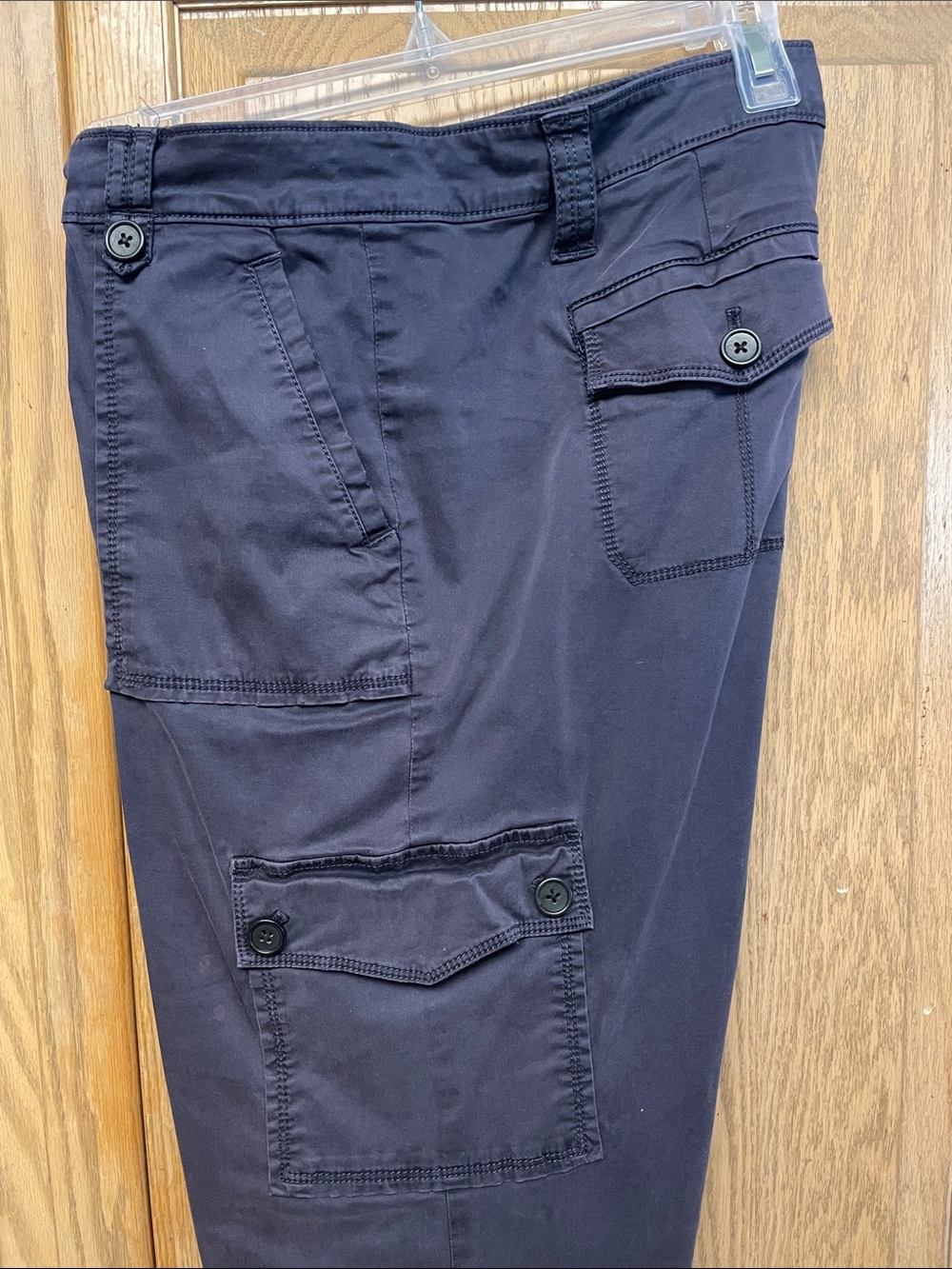 Ann Taylor Navy Blue Cargo Trousers